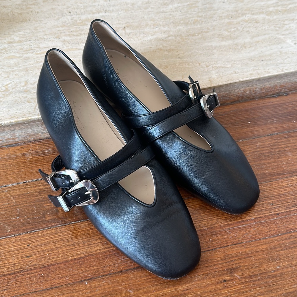 Le Monde Beryl Claudia Ballet Leather Shoes